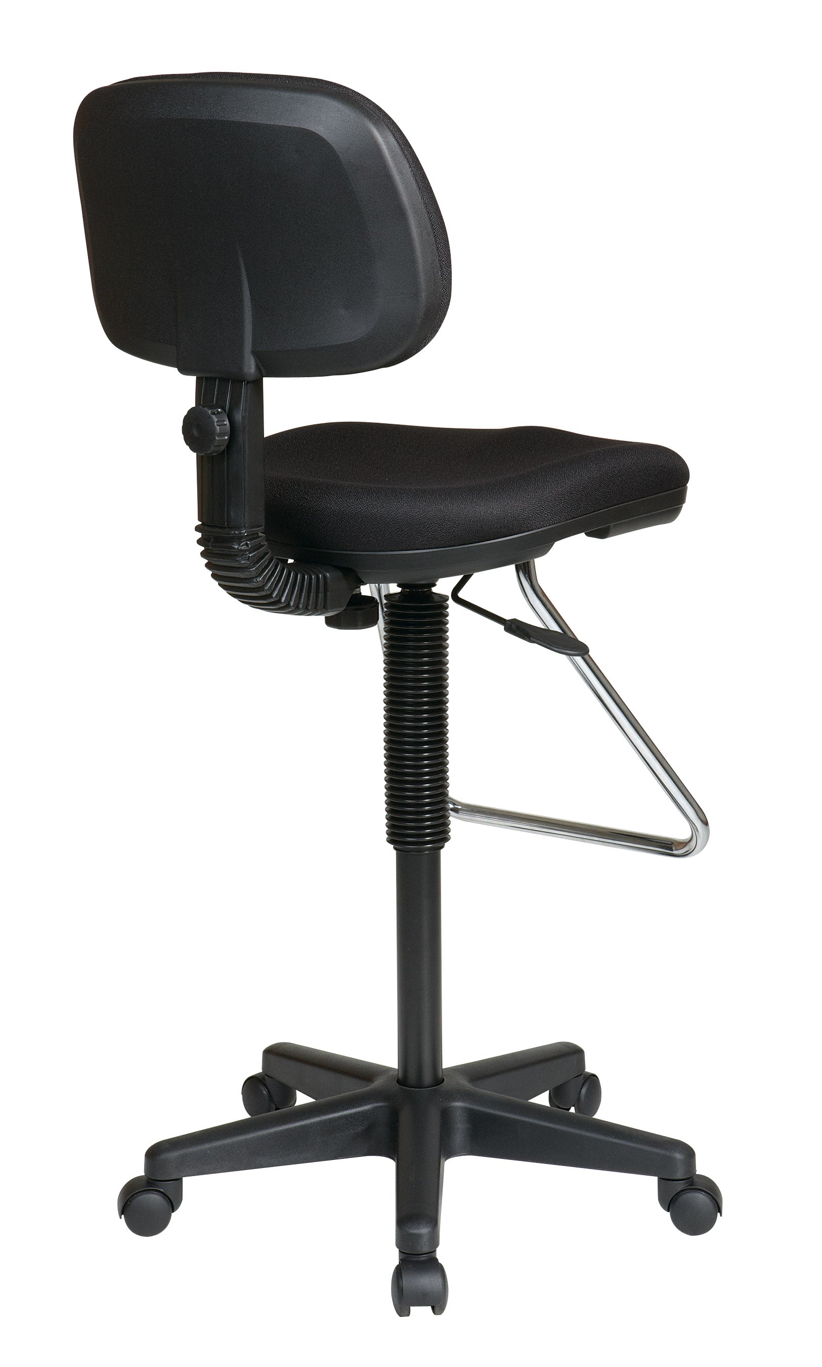 Economical Chair with Chrome Teardrop Footrest